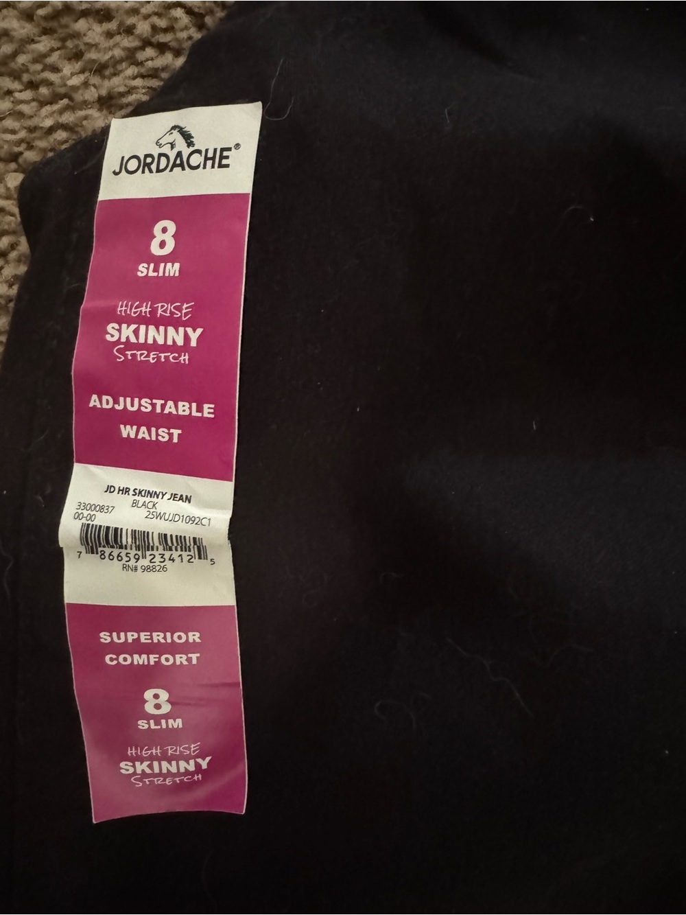Jordache Skinny Jeans Duo — Black & Blue Wash - Picture 5 of 5